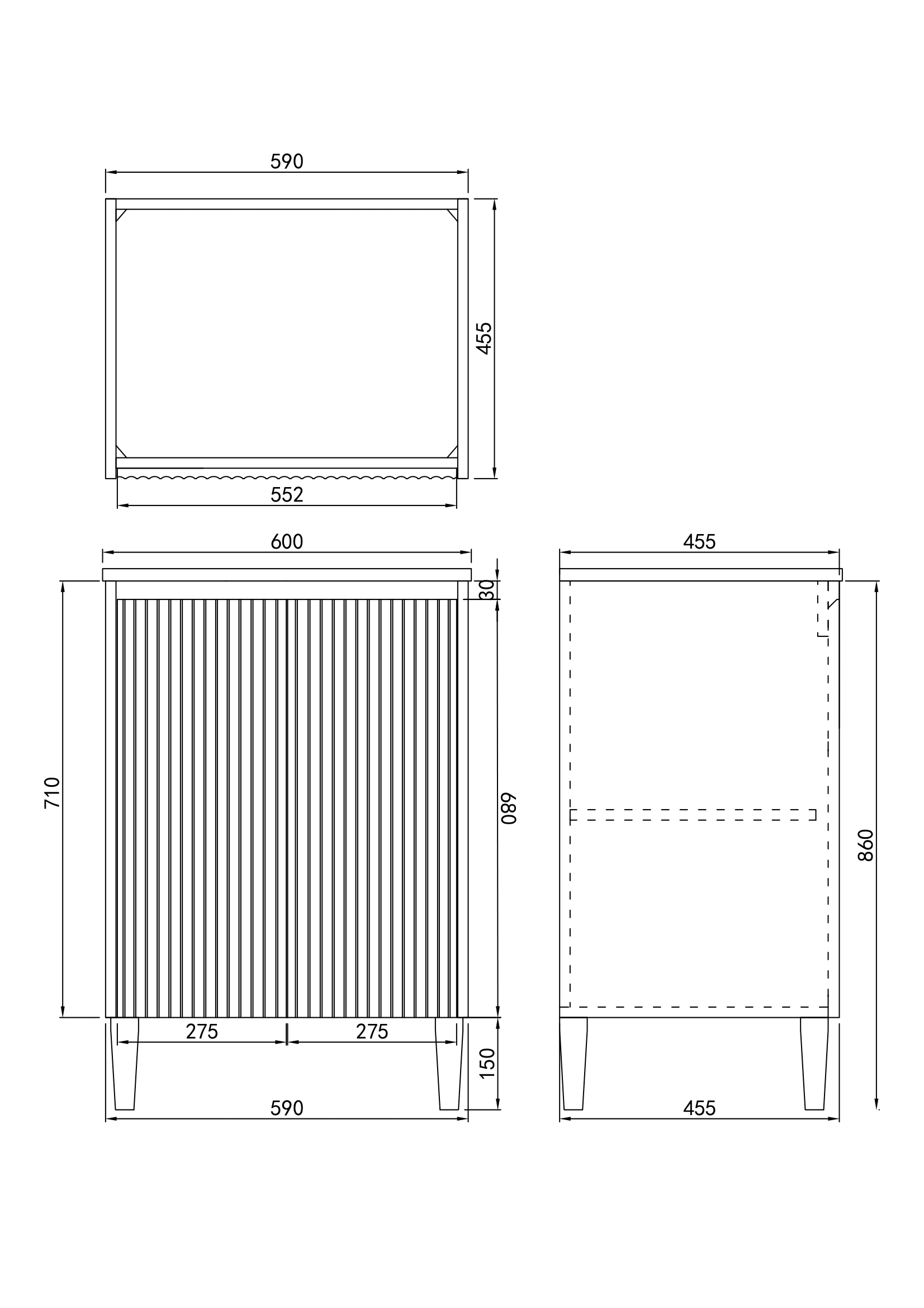 Brighton PVC Waterproof Freestanding Bathroom Vanity Matte White