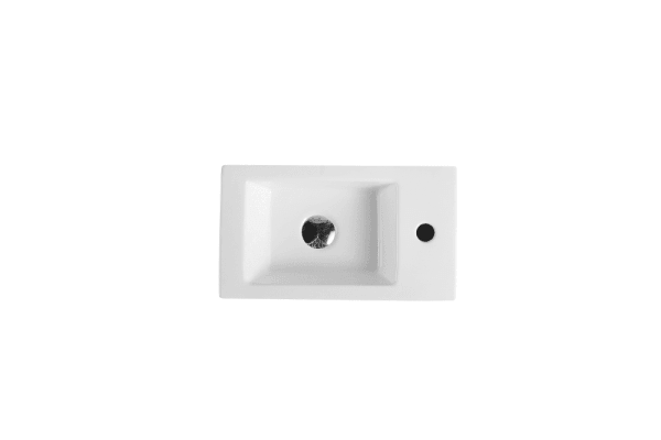 Mini 45R Compact Wall Hung Basin - Living and Bathroom