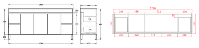 Nova NC184K Built-In Kickboard