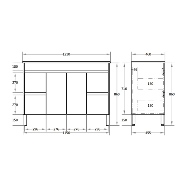 Nova NC124LG Freestanding