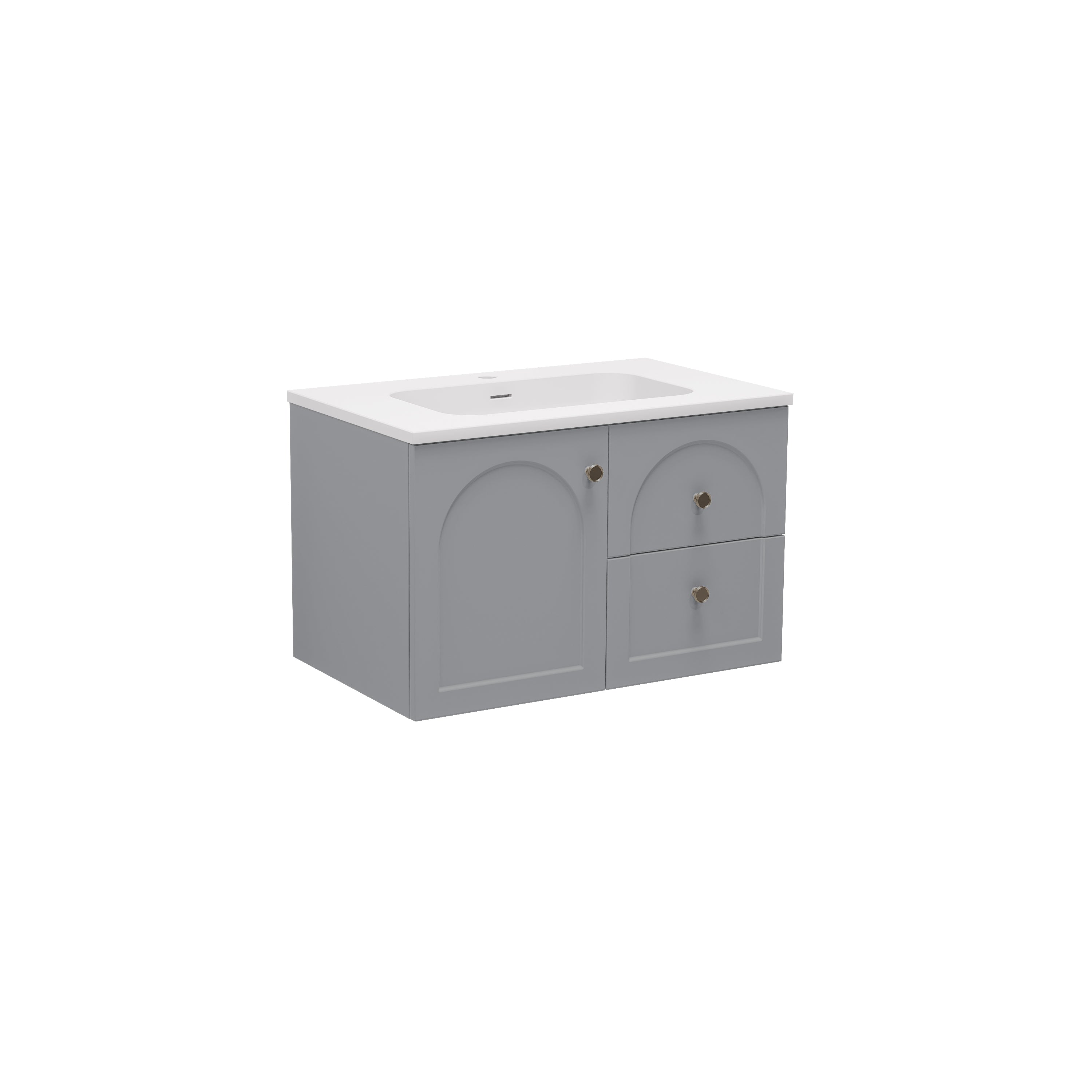 Chester Federation Wall Hung PVC Cabinet Matte Grey