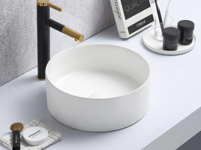 Olley Above Counter Basin 390*390*105 Matte white