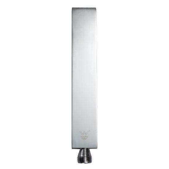 Chrome Brass Square Handheld Shower Spray Head - Living and Bathroom