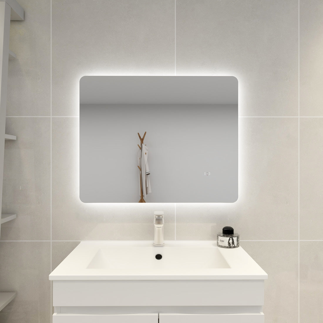 Jasper  Frameless Backlit Pencil Edge LED Mirror