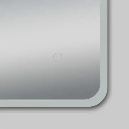 600*900mm Oval 3 Color Lighting Acrylic LED Mirror Touch Sensor Switch Defogger Pad Wall Mounted