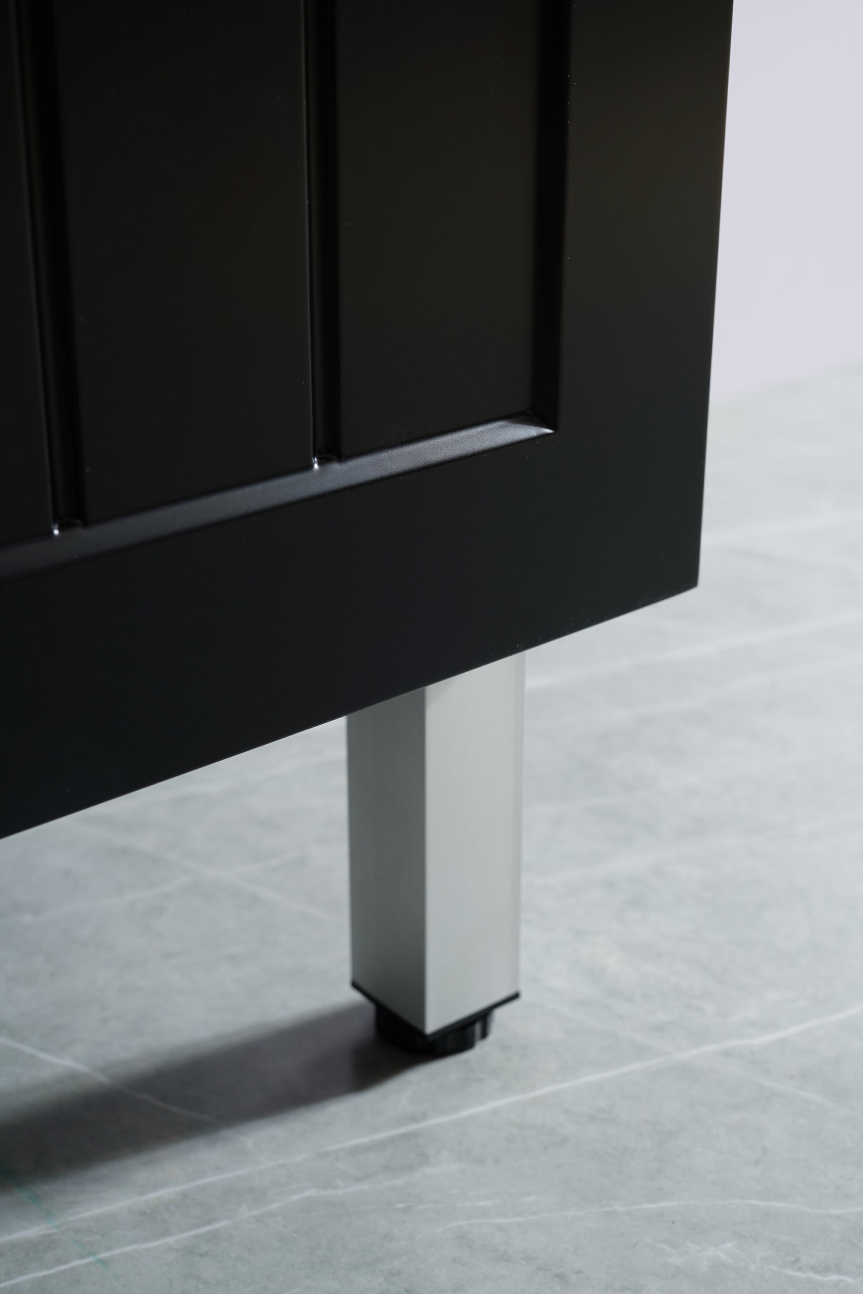 Acacia PVC Freestanding Vanity Matte Black