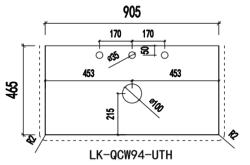 Calacatta Artic Matte White  Solid Surface Stone Top