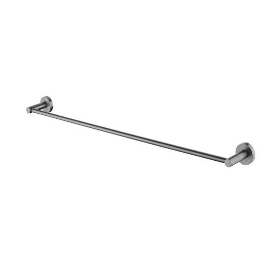 LUCID PIN Series Gun Metal Grey Single Towel Rack Rail 800mm - Living and Bathroom