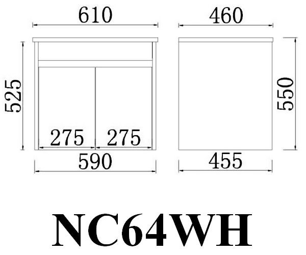 Nova NC64WH Wall Hung
