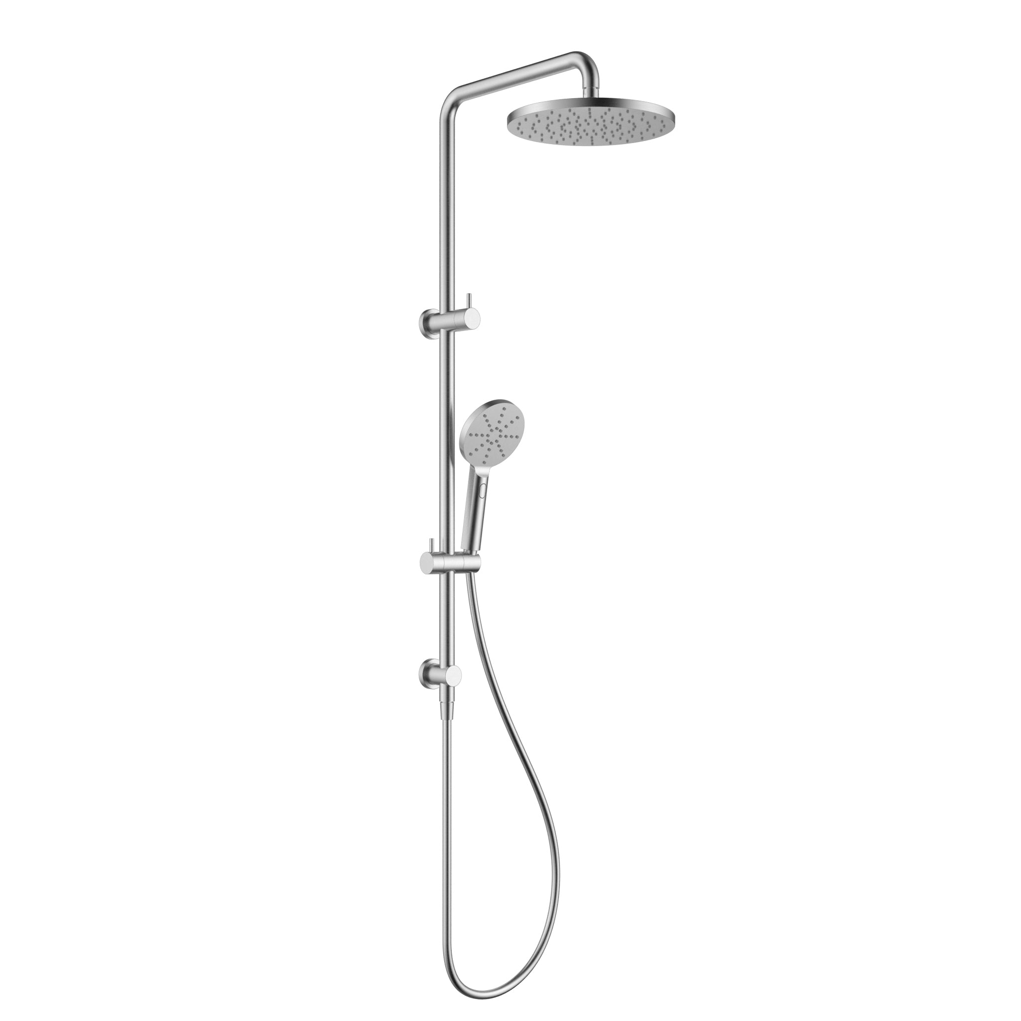 Otus Round Multi Function Shower Set Brushed Nickel
