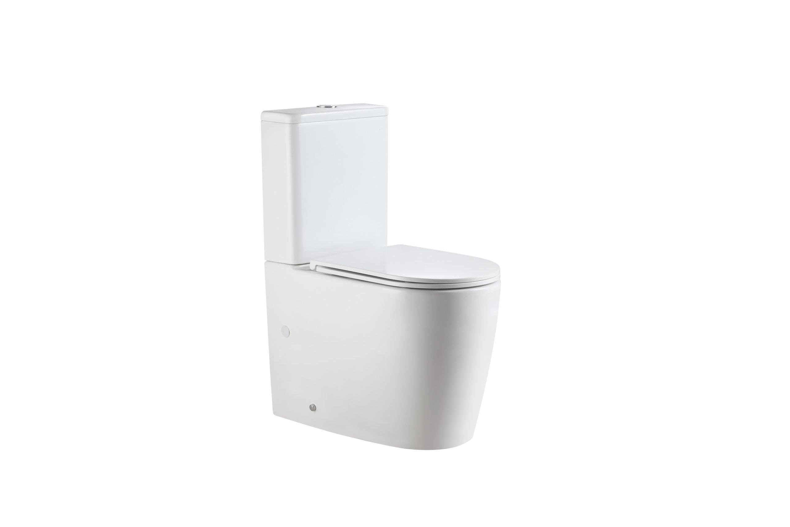 Walton Back To Wall Quite Flush(Rimless+Tornado) Toilet Suite - Living and Bathroom