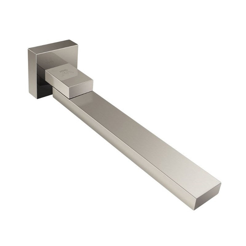 Brushed Nickel Bath/Basin Wall Swivel Spout