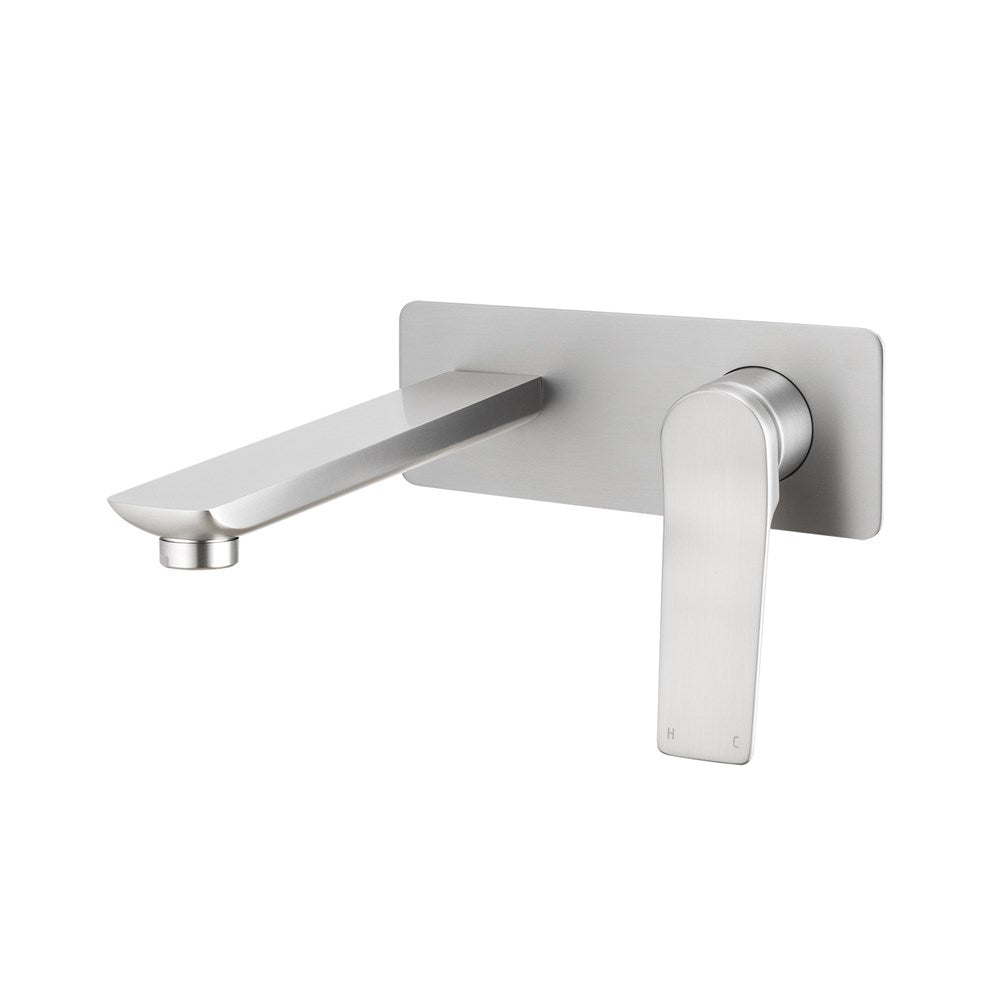 RUSHY Series Square Wall Basin/Bath Mixer Spout Set