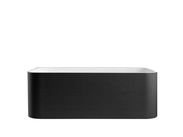 Bullion 1700mm Back-to-Wall Gloss White Bathtub - Living and Bathroom