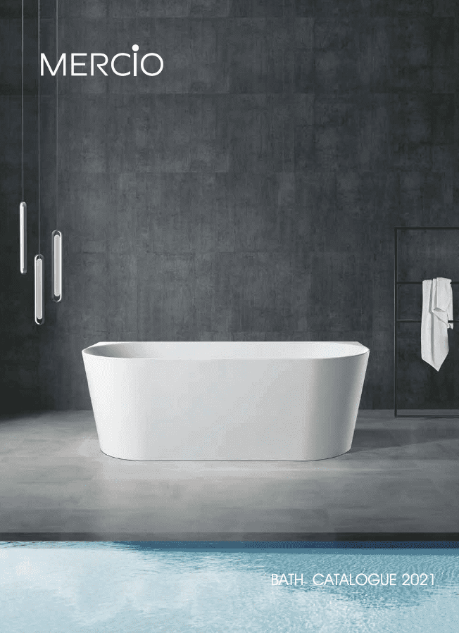 Musen 1700mm Back-to-Wall Gloss White Bathtub - Living and Bathroom