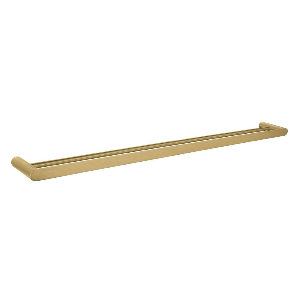 Esperia Brushed Yellow Gold 800mm Double Towel Rail