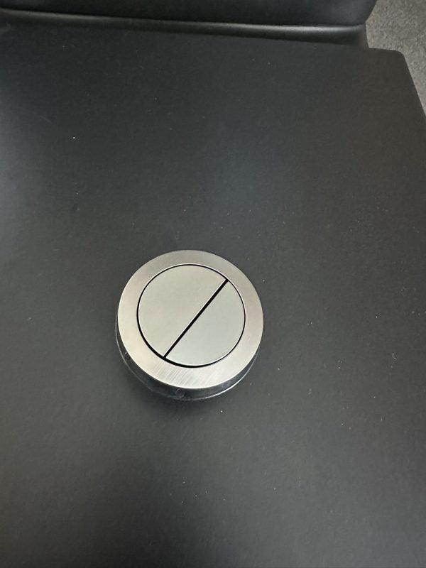 BTW Cistern Button – Round Gun Metal - Living and Bathroom