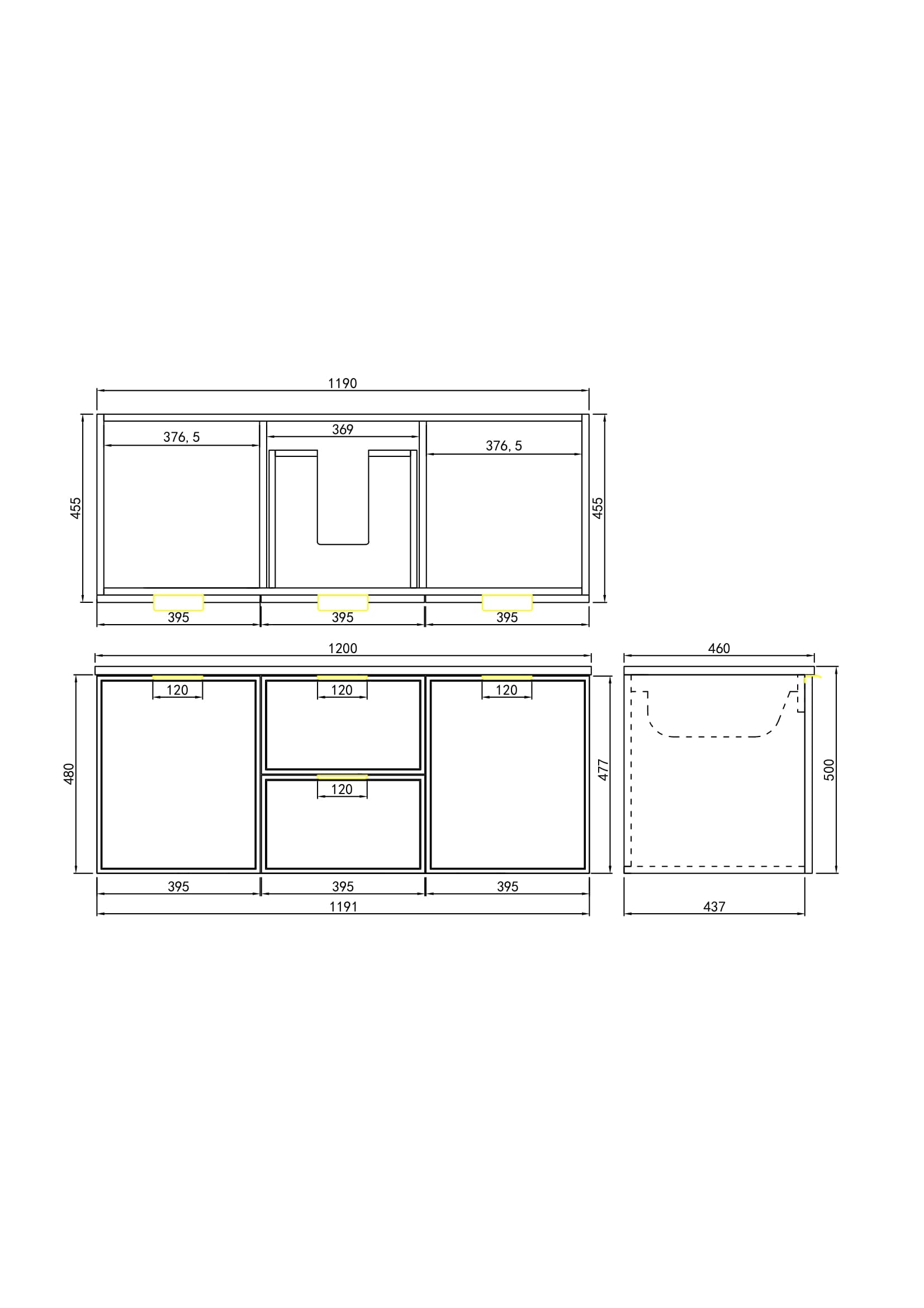 Miami PVC Waterproof Wall Hung Bathroom Vanity Matte White