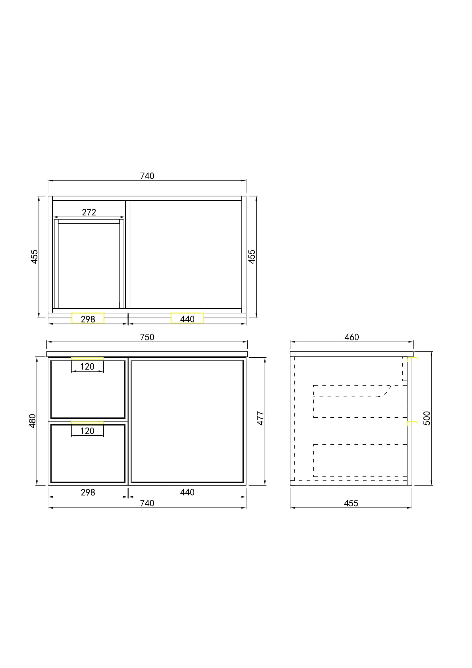 Miami PVC Waterproof Wall Hung Bathroom Vanity Matte White