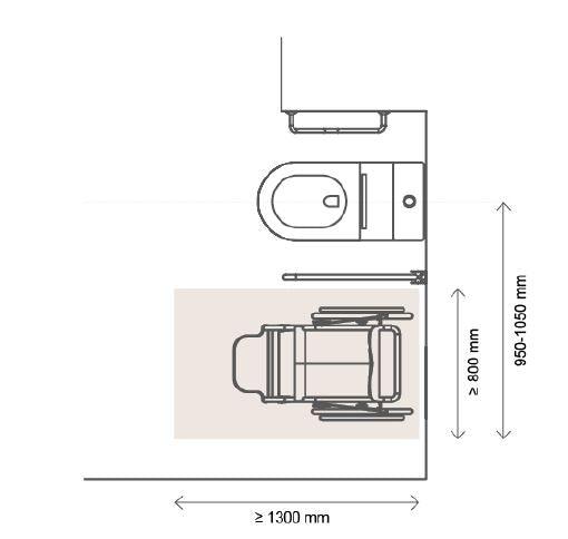 PANI CARE Rimless Accessible Toilet With Slim Duraplas seat cover - Living and Bathroom