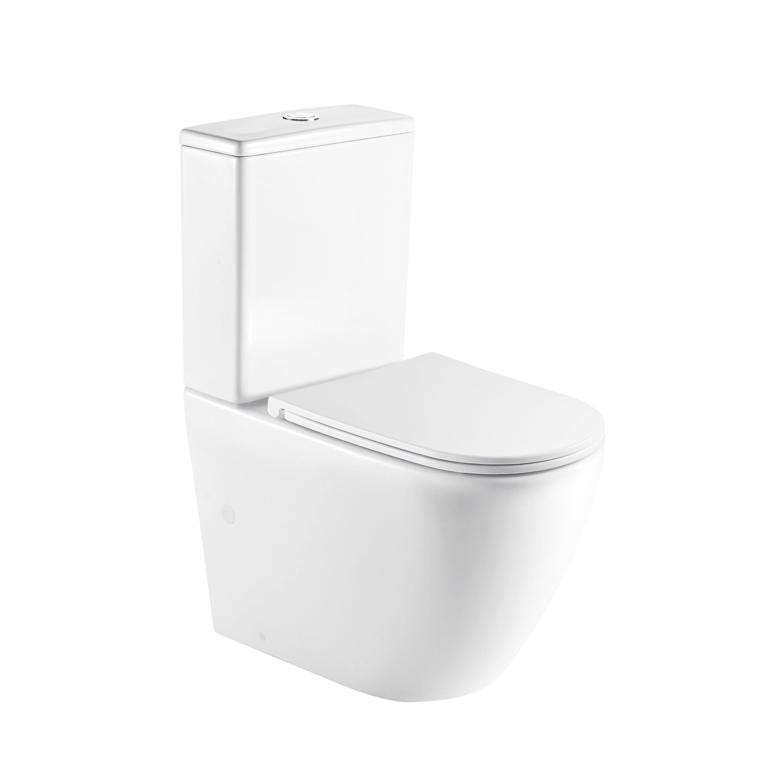 Norton Back To Wall Quite flush(Rimless+Tornado) Toilet Suite - Living and Bathroom