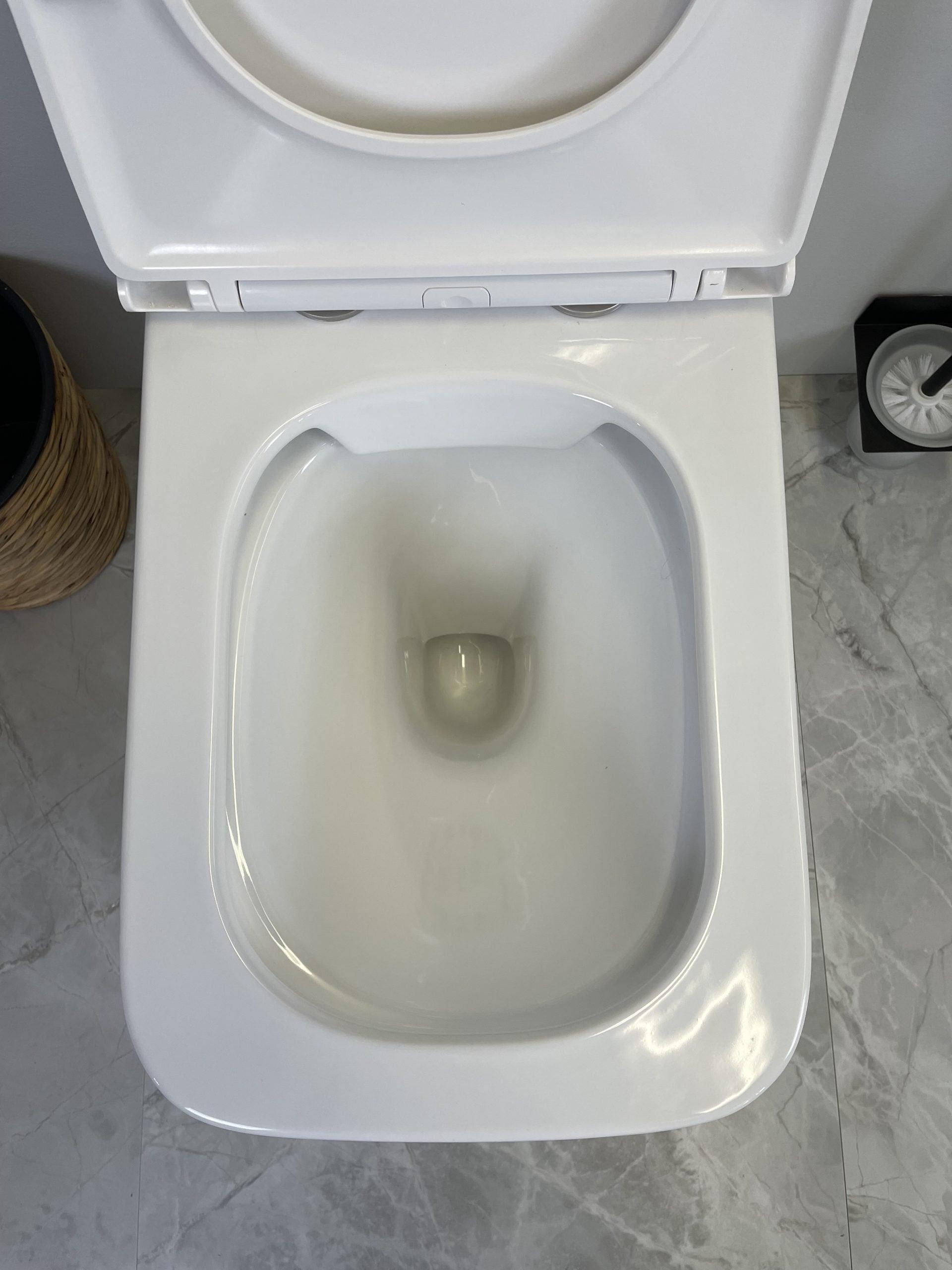 ENOX Wall Hung Rimless In Wall Toilet Suite Pan - Living and Bathroom