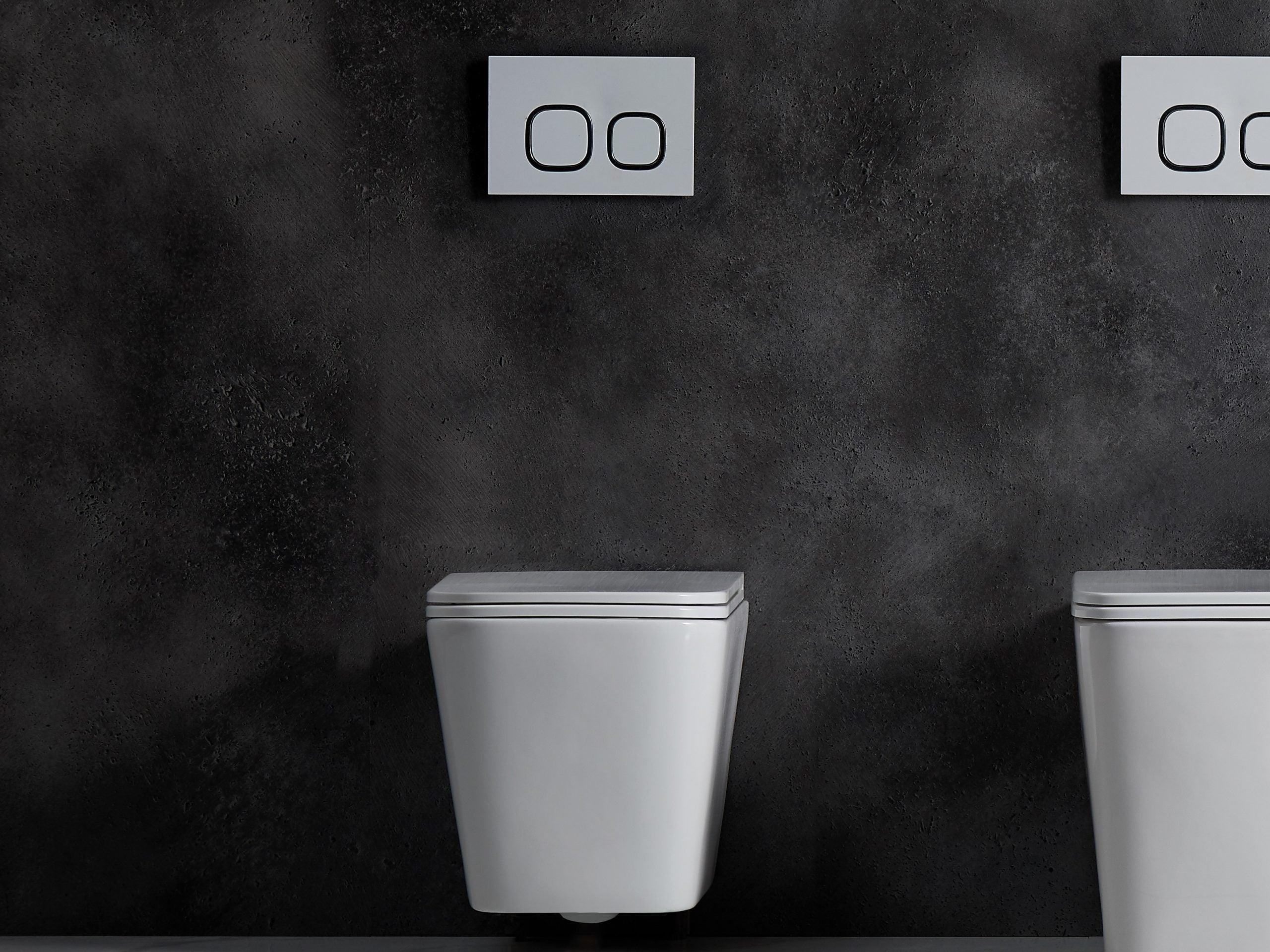 ENOX Wall Hung Rimless In Wall Toilet Suite Pan - Living and Bathroom