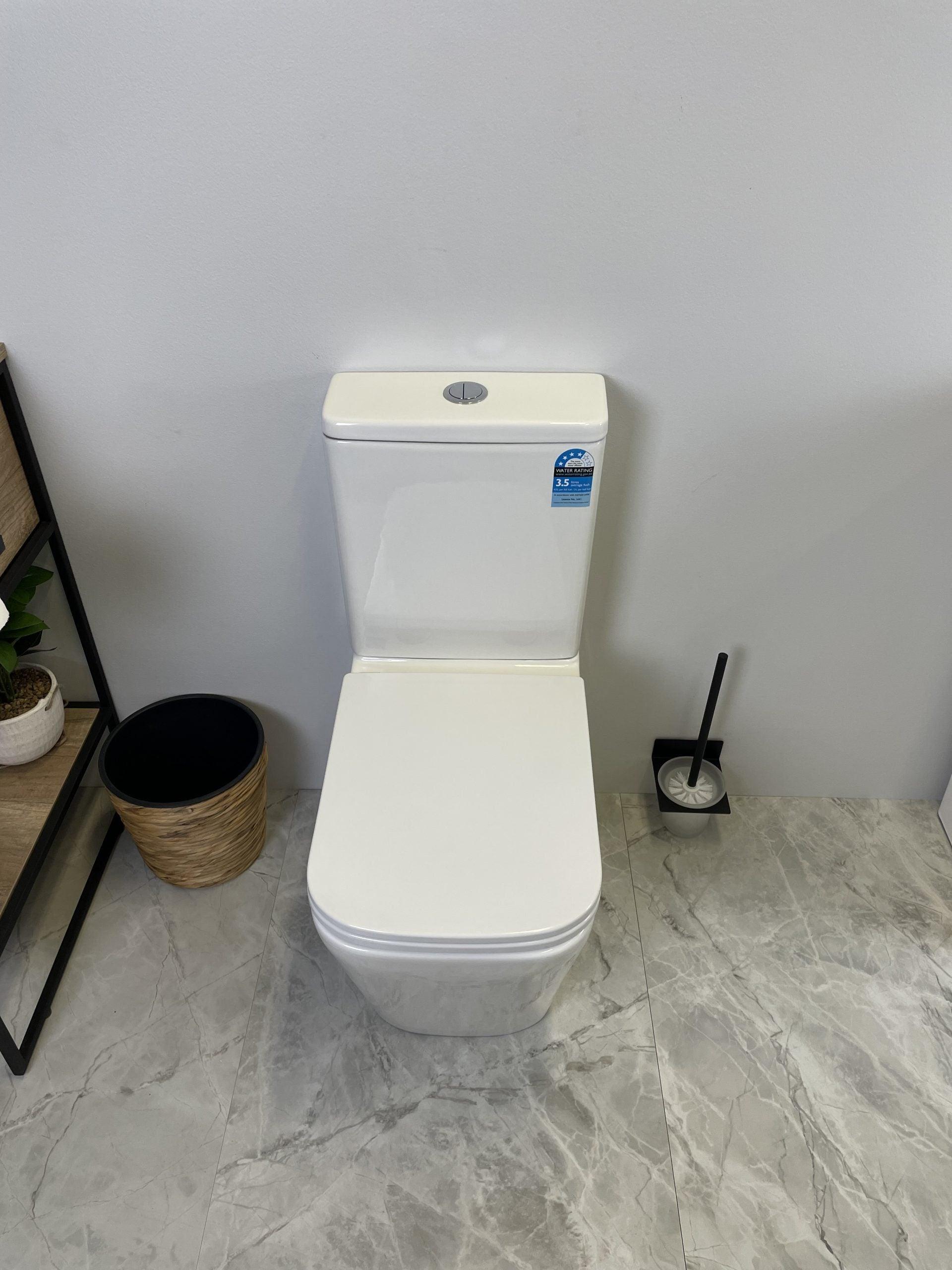 Enox Back To Wall Rimless Toilet Suite - Living and Bathroom