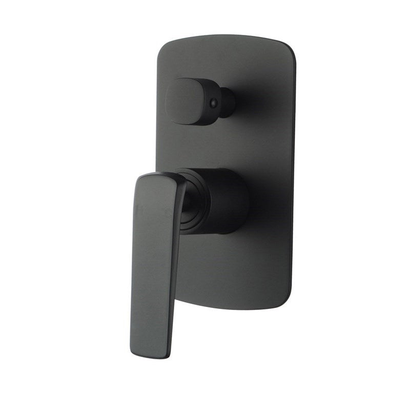 Esperia Matte Black & Copper Wall Shower mixer