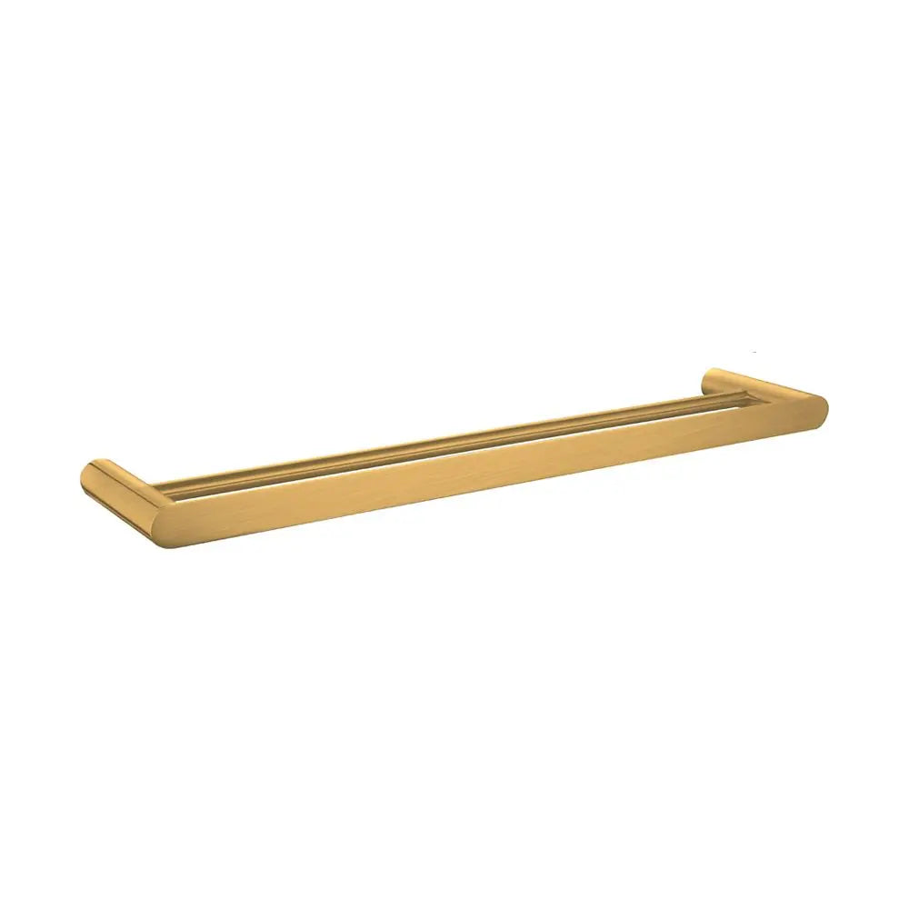 Esperia Brushed Yellow Gold 600mm DoubleTowel Rail