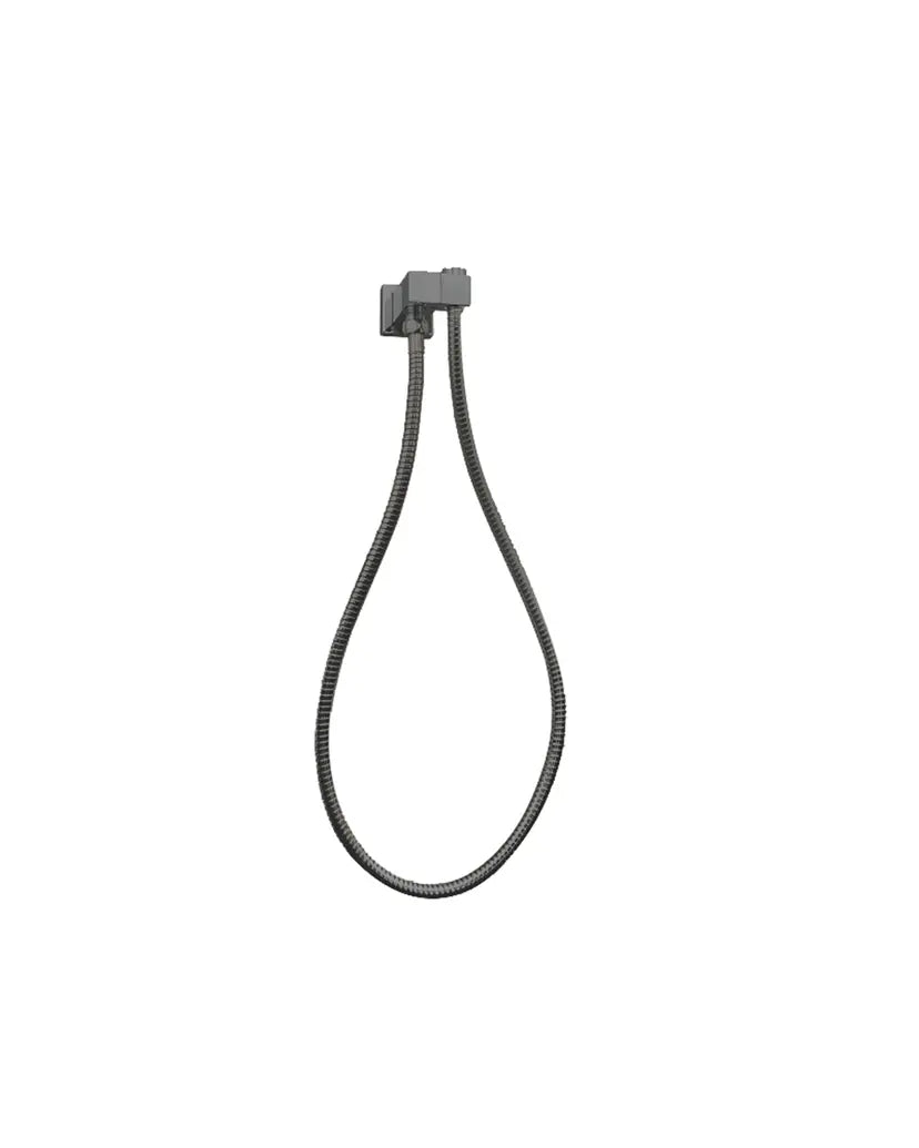 Esperia Gun Metal Grey Shower Holder & Connector