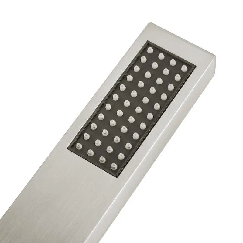 Esperia Square Solid Brass Brushed Nickel Hand Shower Spray