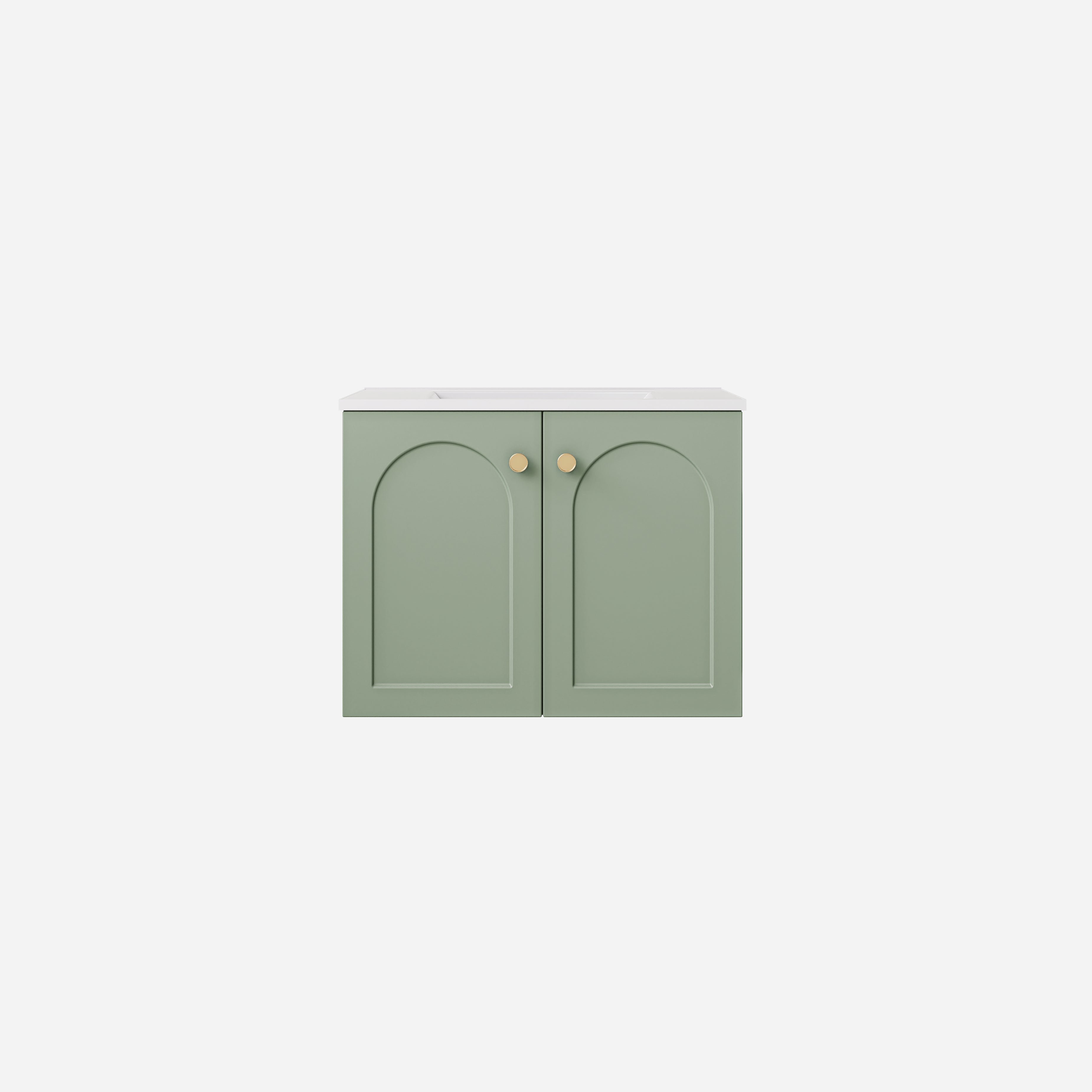 Chester Federation Wall Hung PVC Cabinet Olive Green