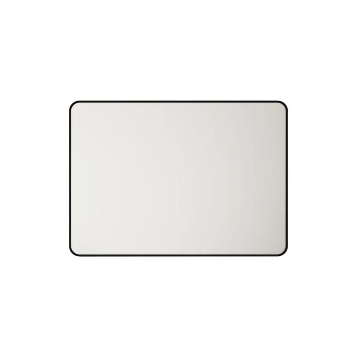 Aluminum Framed 1200mm Rectangular Mirror - Matt Black