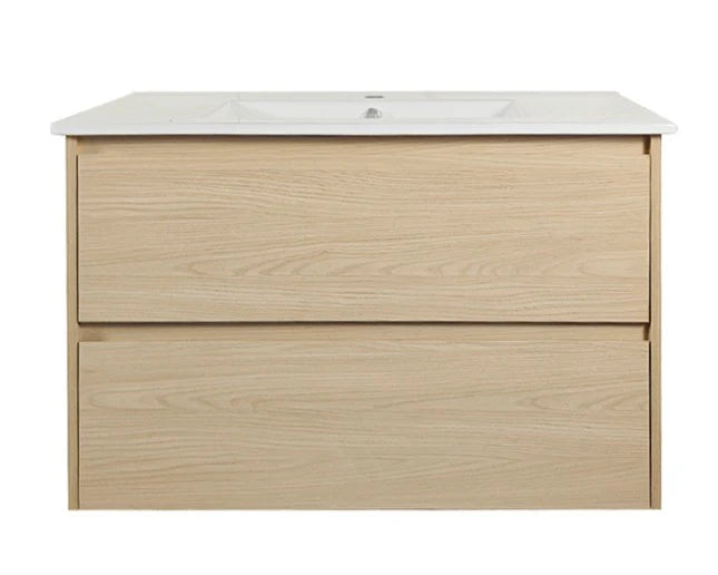 HERA 900mm Wall-Hung Vanity - Tas Oak