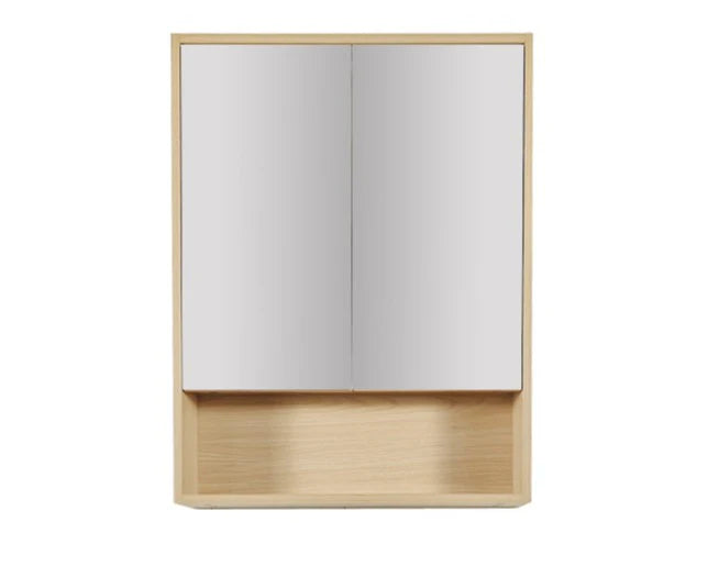 HERA 600mm Shaving Cabinet - Tas Oak