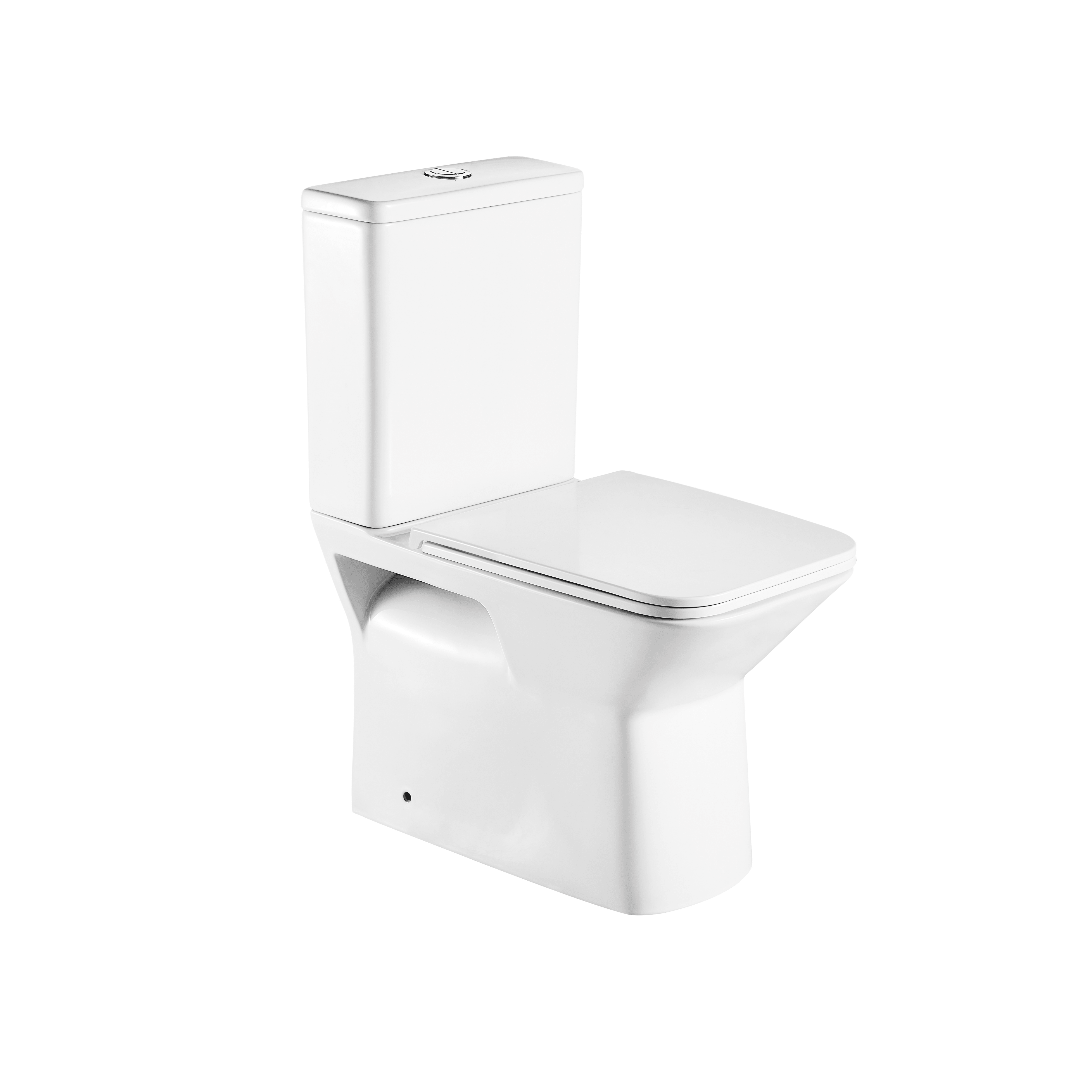 Aria Back To Wall Rimless Toilet Suite - Living and Bathroom