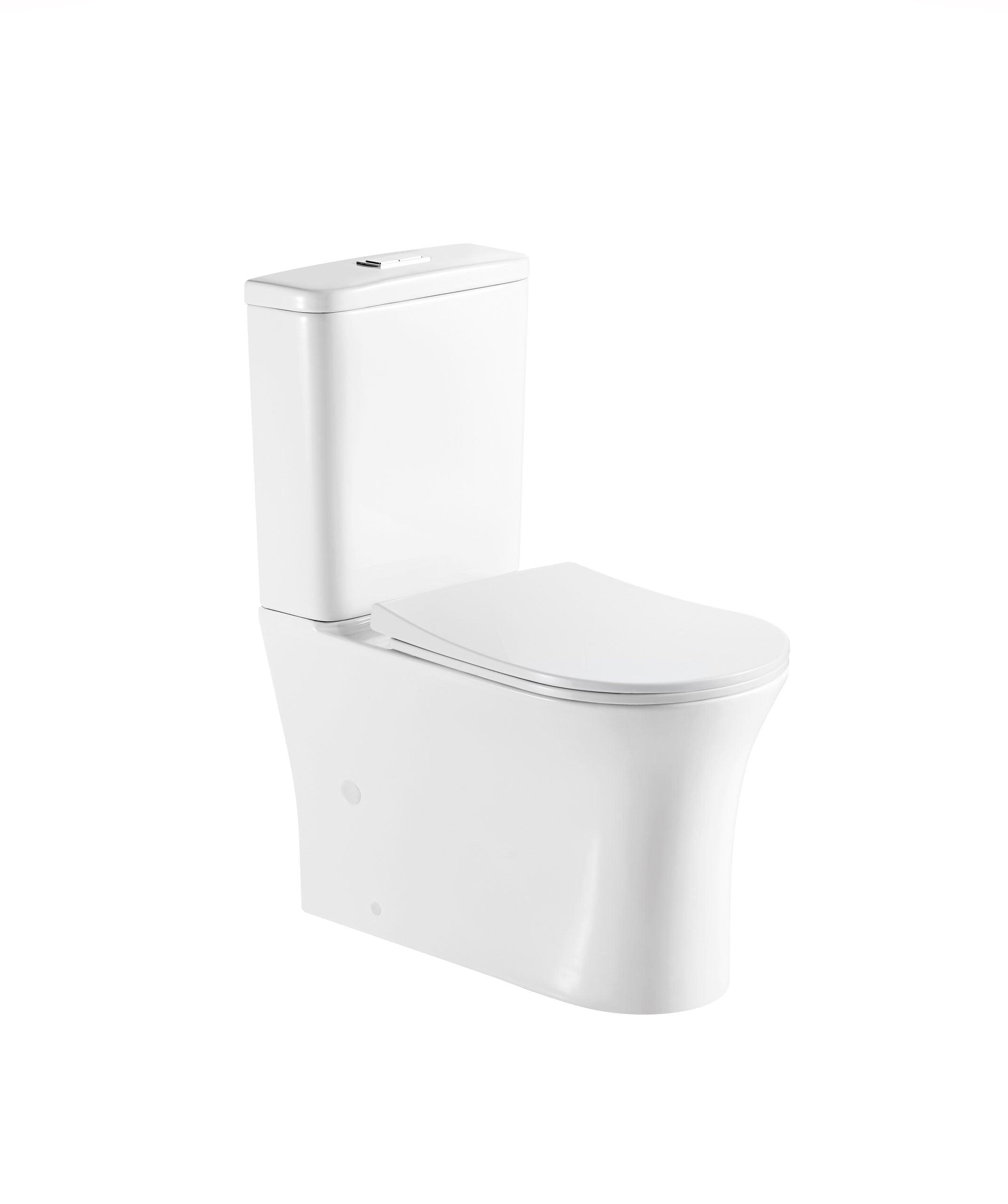 Toi Back To Wall Rimless Toilet Suite - Living and Bathroom