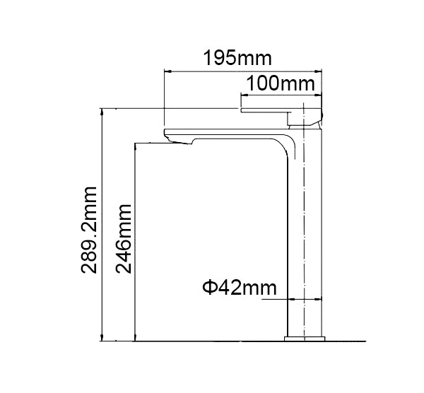 Ivano Series Highrise Basin Mixer