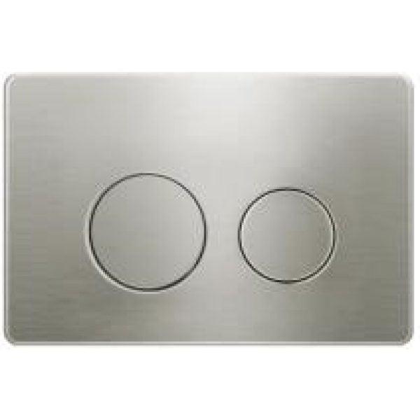 MERCIO Access Plate Round Brushed Nickle - Living and Bathroom