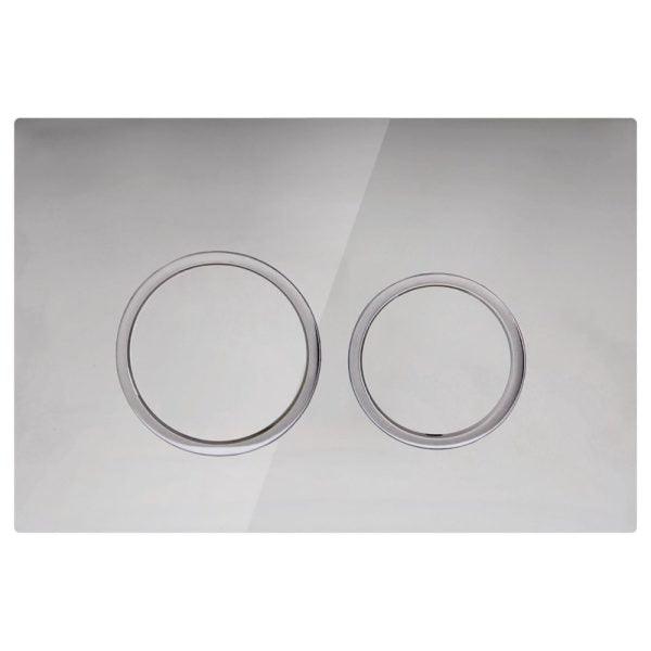 MERCIO Access Plate Round Chrome - Living and Bathroom