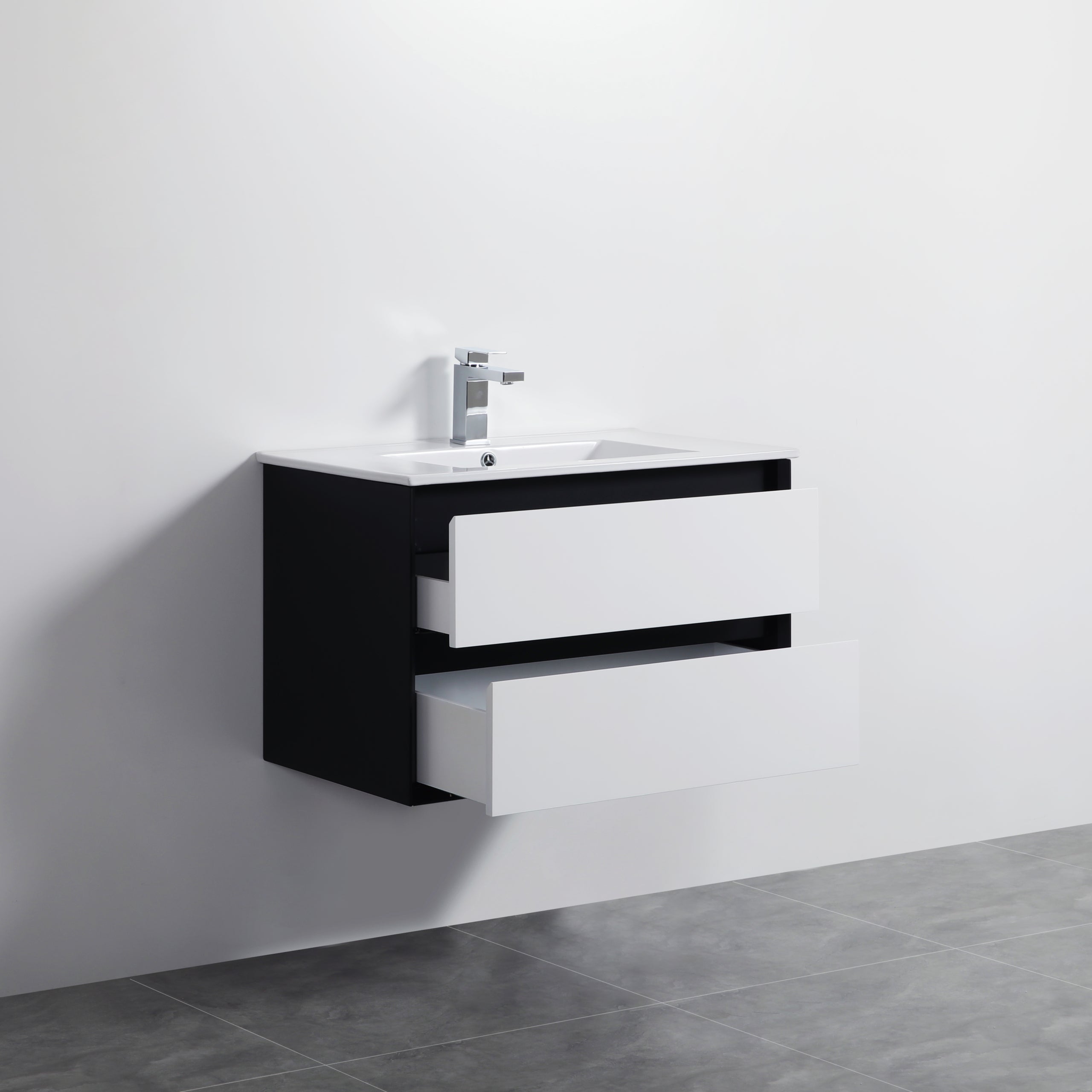 Petra PVC Wall Hung Bathroom Vanity White