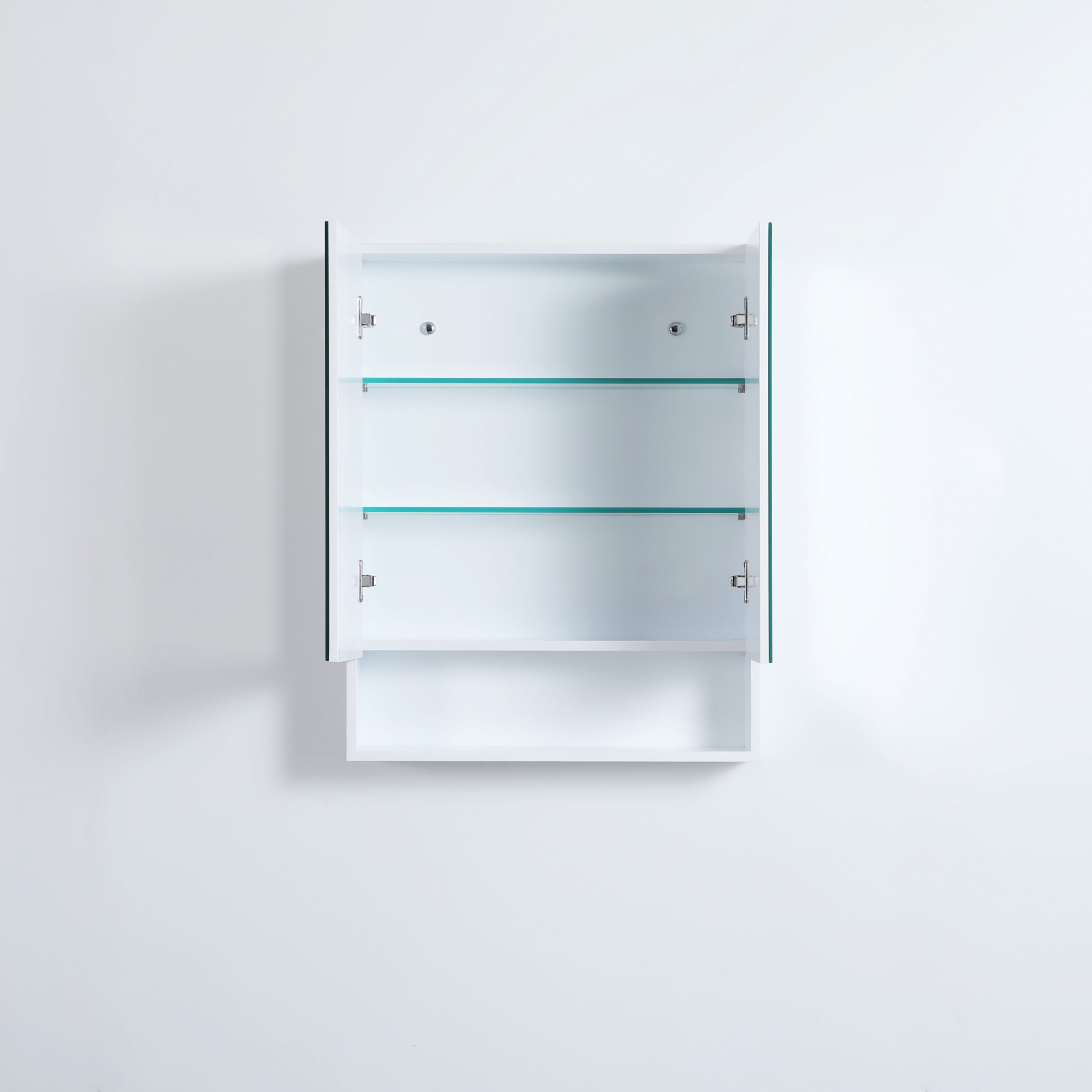 Fremantle PVC Shaving Cabinet With Open Shelf Matte White