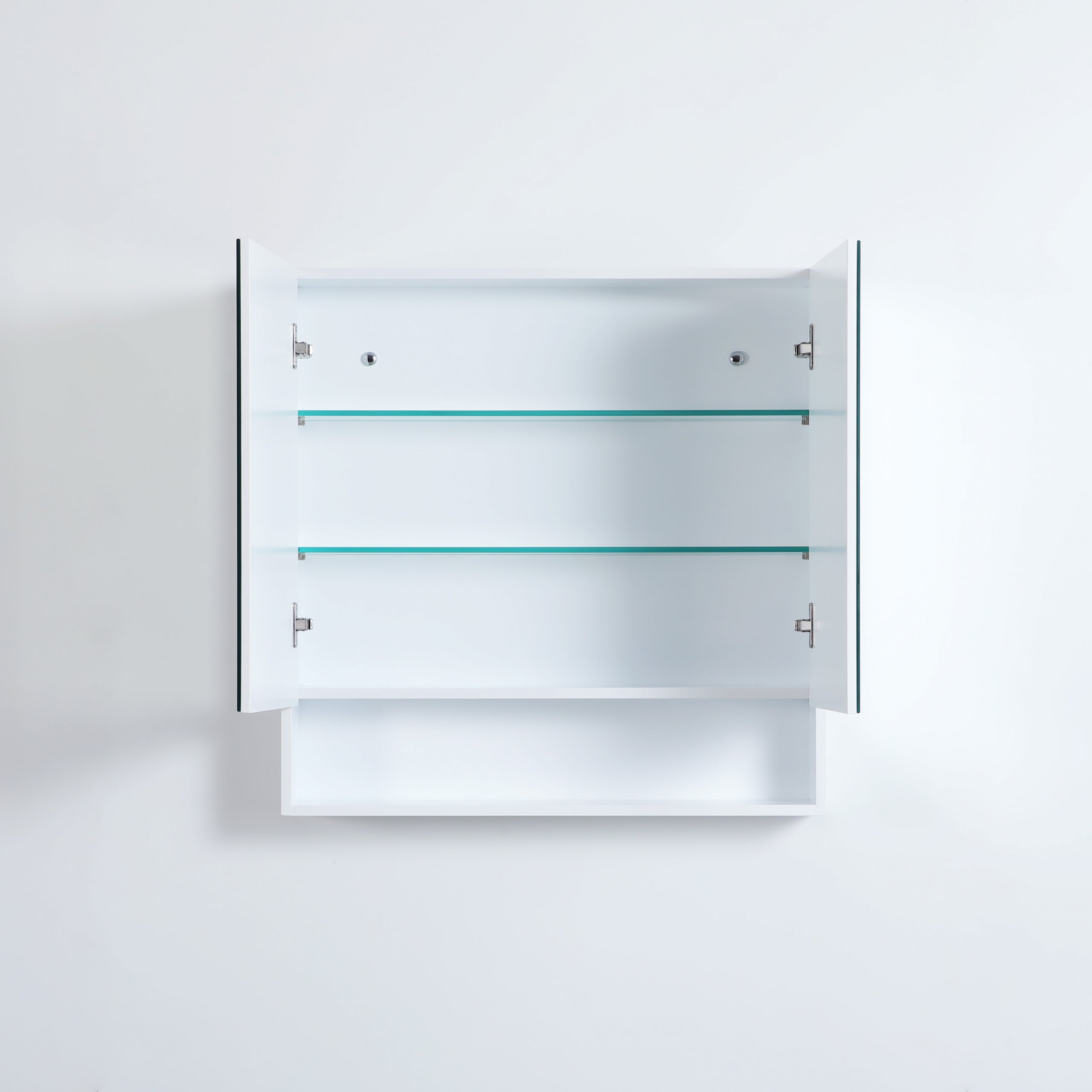 Fremantle PVC Shaving Cabinet With Open Shelf Matte White