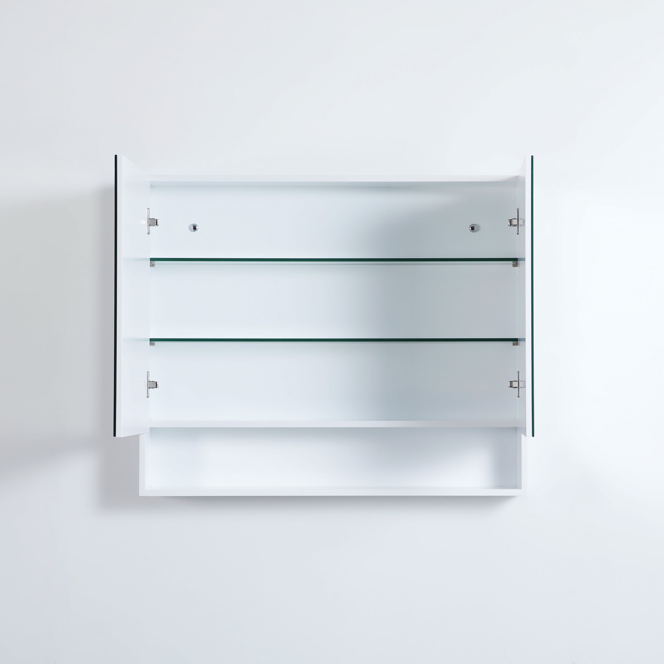 Fremantle PVC Shaving Cabinet With Open Shelf Matte White