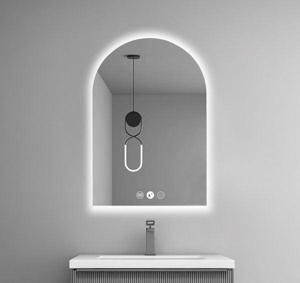 LED Arch Mirror 900 x 600mm (New Arrival) - Living and Bathroom