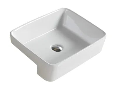 Kliff Semi Ress Basin Tap Hole 480*377*135 Gloss white