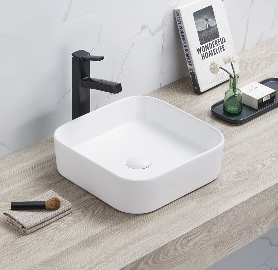 Kliff Above Counter Basin 370*370*113 Matte White
