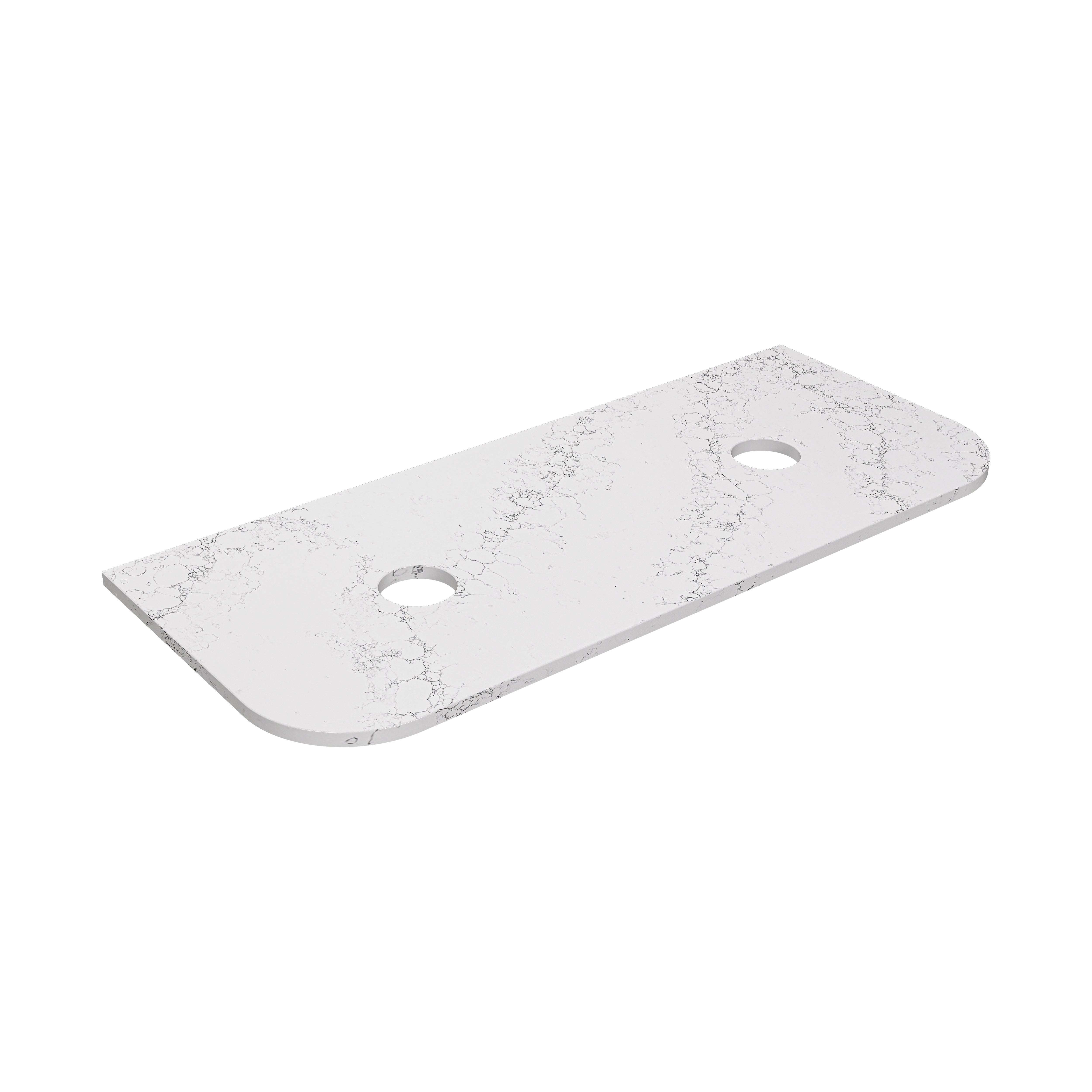 Calacatta White Curve Zero Silica Engineer Stone Top