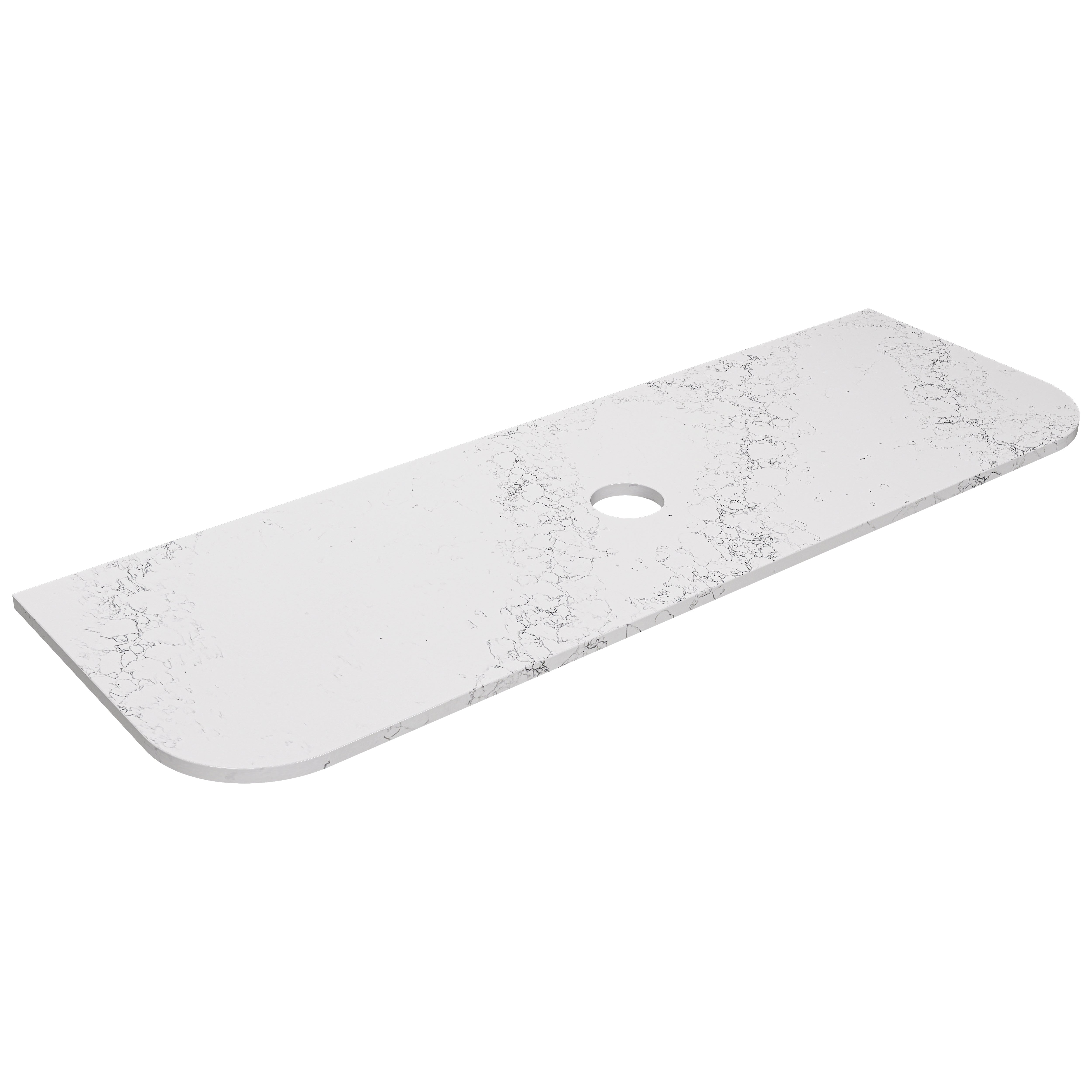 Calacatta White Curve Zero Silica Engineer Stone Top